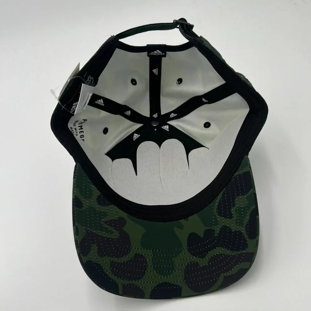 Adidas Unisex Prime Green Camouflage Toronto Maple‎ Leafs Adjustable Hat Cap NWT